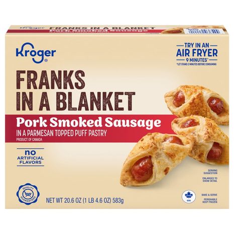 Kroger Puff Pastry, Pork Smoked Sausage