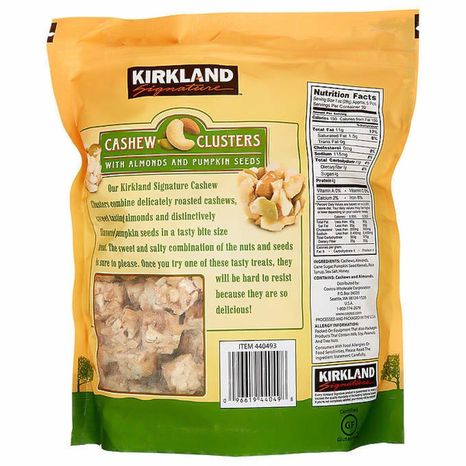 Kirkland Signature Cashew Cluster, 2 lb