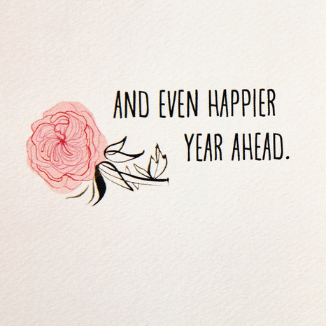 Hallmark Good Mail Birthday Card for Women (Happy Year Ahead)