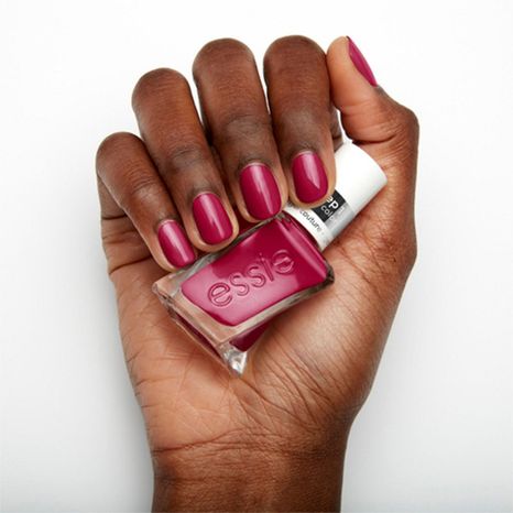essie long-lasting nail polish, 8-free vegan, deep magenta, Chevron Trend