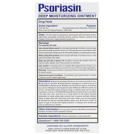 PSORIASIN Ointment, Topical, Deep Moisturizing