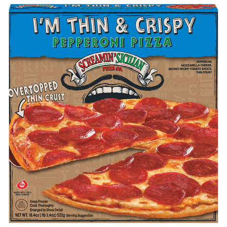 Screamin' Sicilian I'm Thin & Crispy Pepperoni Pizza