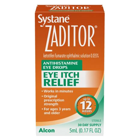 SYSTANE ZADITOR Antihistamine Eye Drops