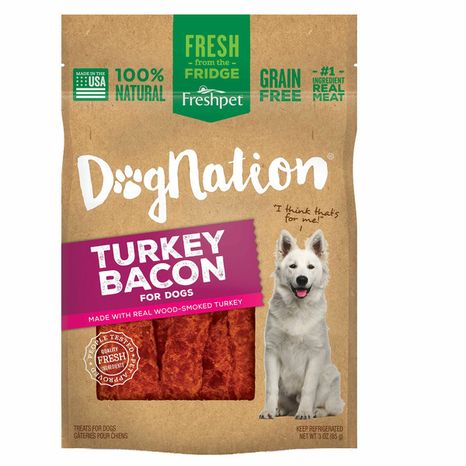 Freshpet Dognation Fresh Turkey Bacon Treats
