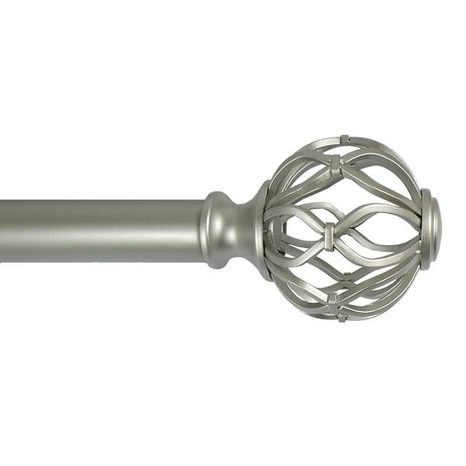 Winslow Nickel Cage Curtain Rod