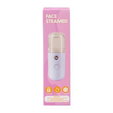 Rechargeable Face Steamer - White