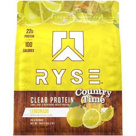RYSE Clear Whey Isolate Protein Powder - Lemonade