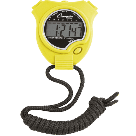 Champion Sports Stopwatch - Black - One Size