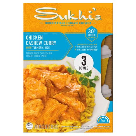 Sukhi's Mild Chicken Cashew Curry with Turmeric Rice