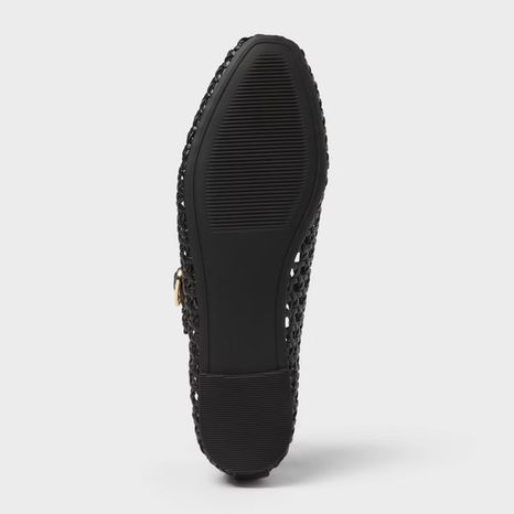 Universal Thread Women’s Royce Shoes with Memory Foam Insole, Size 5 - Matte Black