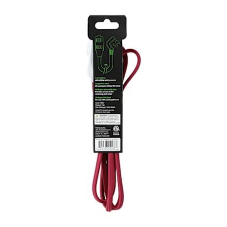 Tangle-Free Extension Cord with Angled Plug