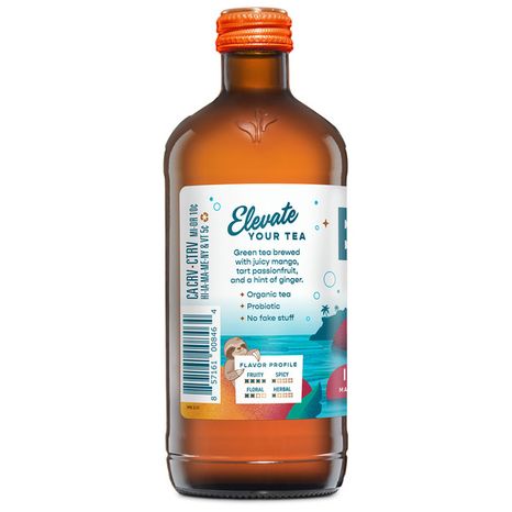 Brew Dr. Kombucha Island Mango, Organic Kombucha