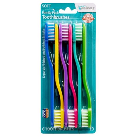 Family Wellness Family Pack Toothbrushes