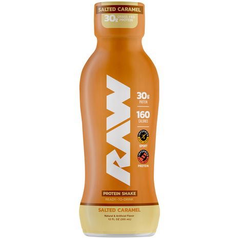 Raw Nutrition Ready to Drink Salted Caramel Protein Shakes