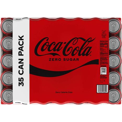 Coca Cola Zero Sugar Soda Cans