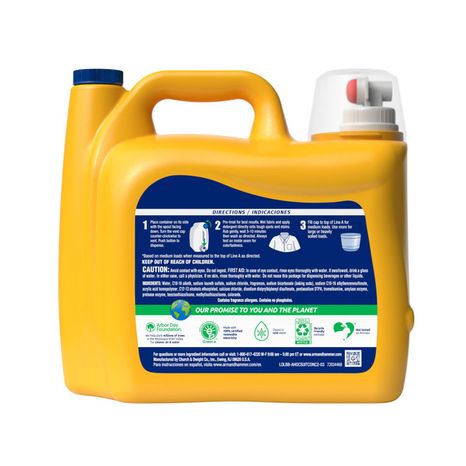 Arm & Hammer Plus Oxiclean With Odor Blasters Liquid Laundry Detergent