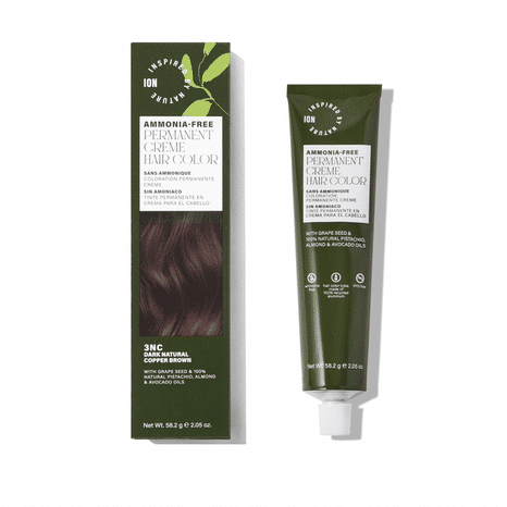 ion Ammonia-Free Permanent Hair Color - Dark Natural Copper Brown 3NC