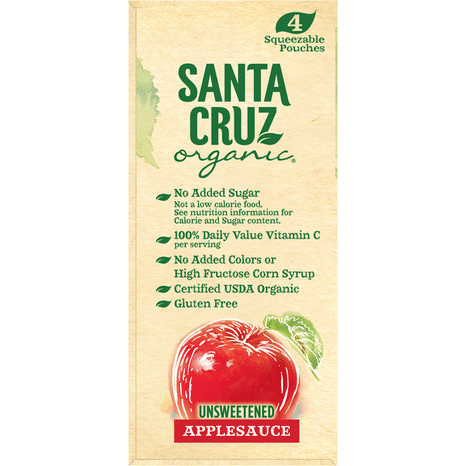 Santa Cruz Organic Unsweetened Applesauce