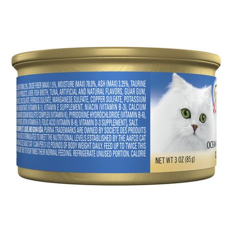 Purina Fancy Feast Ocean Whitefish and Tuna Feast Classic Grain Free Wet Cat Food Pate