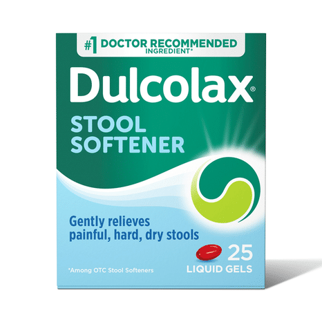 Dulcolax Stool Softener Laxative Liquid Gel Capsules