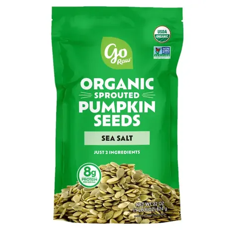 Go Raw Organic Sprouted Pumpkin Seeds, Sea Salt
