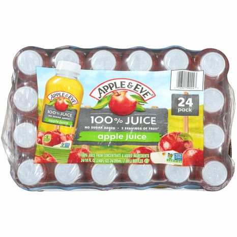 Apple & Eve 100% Juice, Apple, 24 Pack