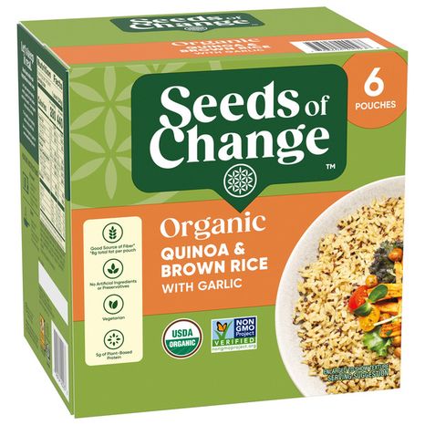 SEEDS OF CHANGE Organic Quinoa & Brown Rice with Garlic