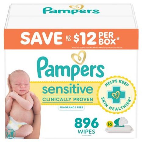 Pampers Baby Wipes Sensitive