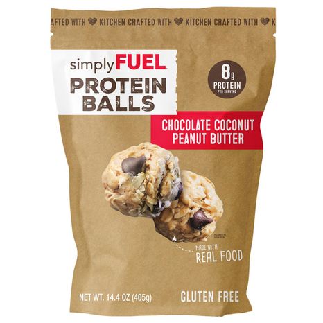 simplyFUEL Chocolate Coconut Peanut Butter Protein Balls