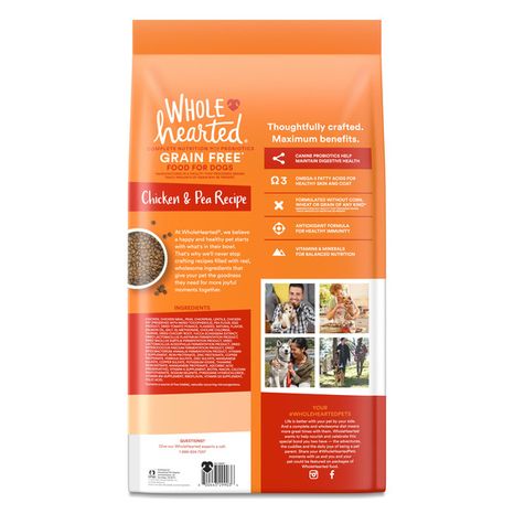 WholeHearted Grain Free Food For Dogs