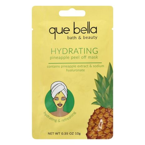 Que Bella Peel Off Mask, Pineapple, Hydrating