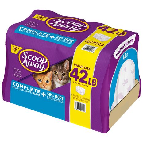 Scoop Away Complete Performance Plus Clumping Cat Litter, Scented, Activated Charcoal