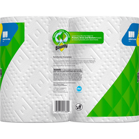 Bounty White 2-Ply Mega XL Rolls Paper Towels