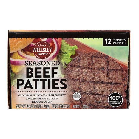Wellsley Farms Seasoned Beef Patties