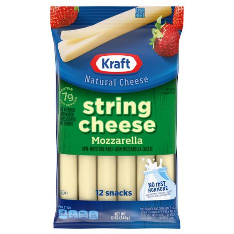 Kraft Low-Moisture Part-Skim Mozzarella String Cheese