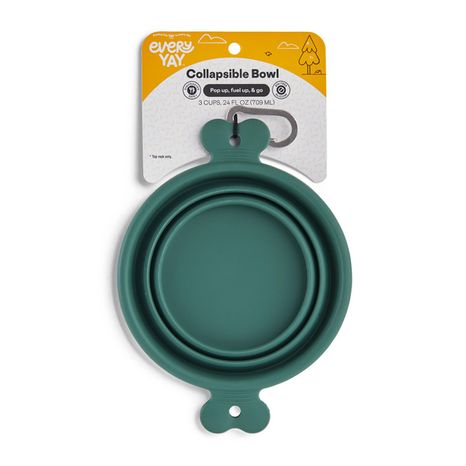 EveryYay Open-Air Eats Collapsible Bowl for Dogs