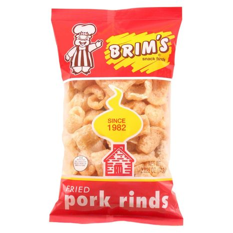 Brim's Pork Rinds, Fried, Original