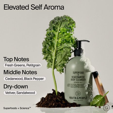 Youth To The People Superfood + Niacinamide Body Cleanser With Antioxidants & Hyaluronic Acid