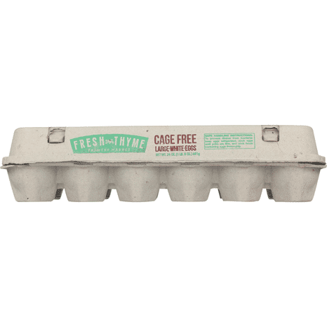 Fresh Thyme Market Large Grade A Cage Free White Eggs
