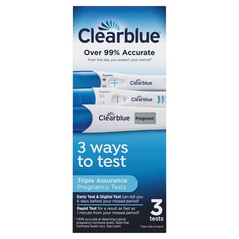 Clearblue Triple Assurance Pregnancy Test Kit
