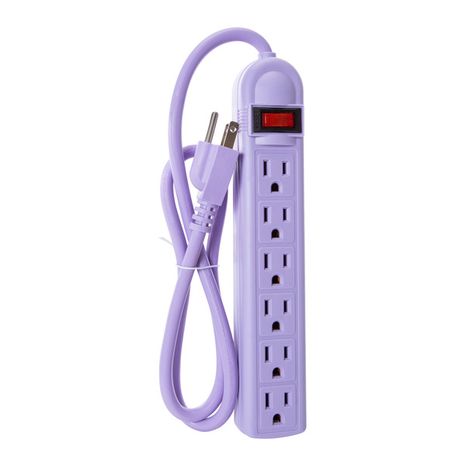 Five Below 6-Outlet Power Strip, Large