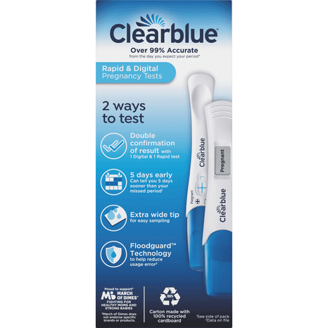 Clearblue Pregnancy Tests, Rapid & Digital