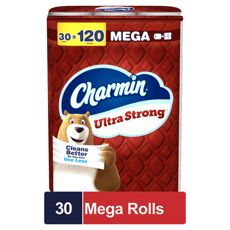 Charmin Ultra Strong Toilet Paper Mega Rolls