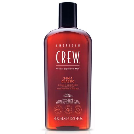 American Crew Shampoo, Conditioner and Body Wash, 3-in-1