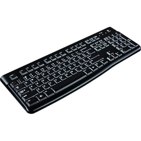Logitech K120 Ergonomic Desktop Usb Keyboard Black (920 002478)