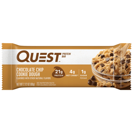 Quest Protein Bar, Chocolate Chip Cookie Dough Flavor
