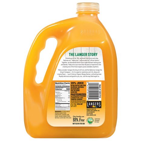 Langers Organic Mango Nectar