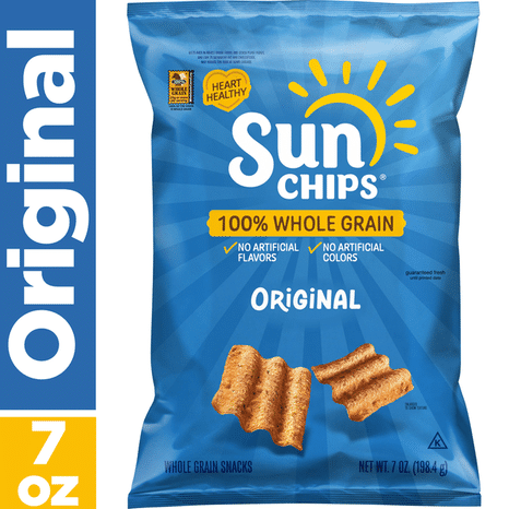 Sun Chips Whole Grain Snacks, Original