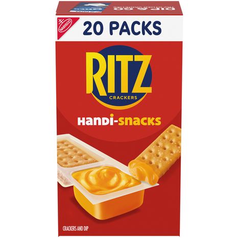 HANDI-SNACKS Crackers 'N Cheesy Dip Snack Packs 19 oz