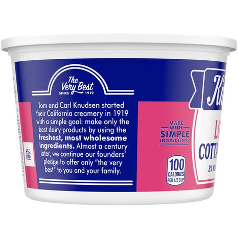 Knudsen Small Curd Low Fat Cottage Cheese oz Tub